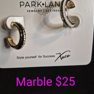 Park Lane Two-Tone Hoop Earrings